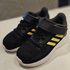 adidas Black/Yellow Toddler Sneakers